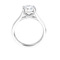 Solitaire 14K Gold Diamond Ring